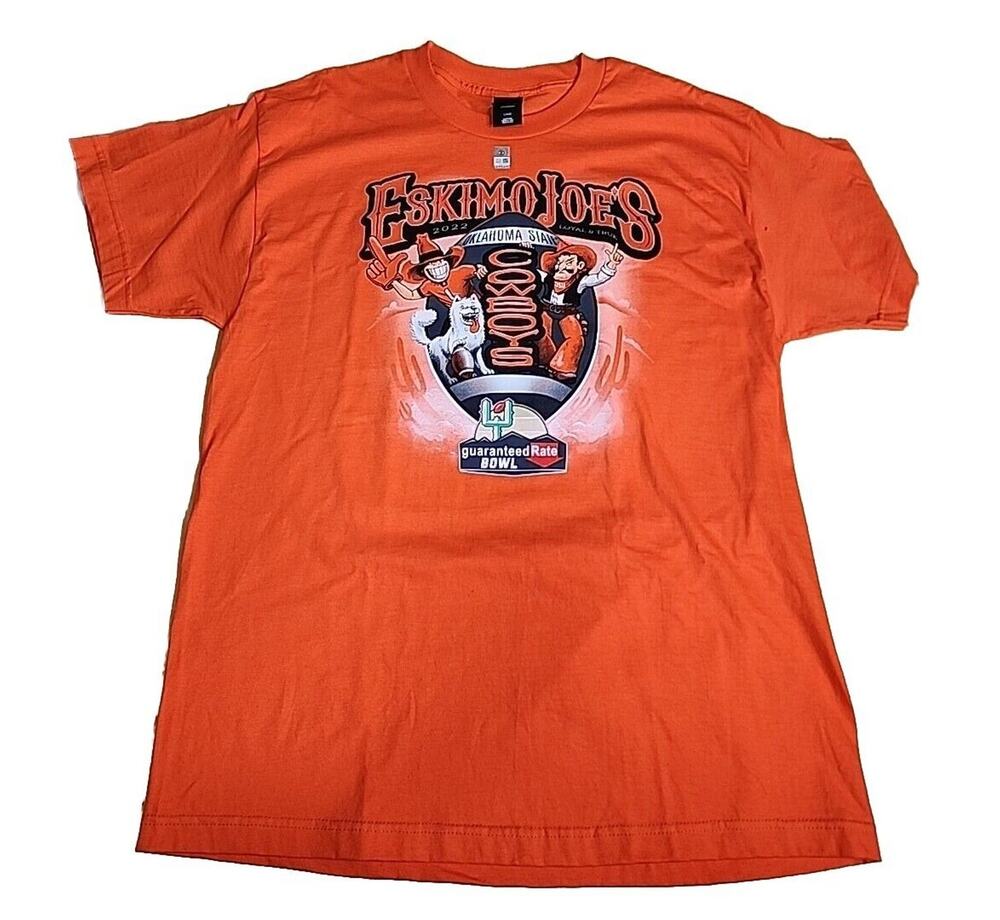 NWOT Eskimo Joe 2022 OSU BOWL SHIRT HAS AUTHENTICATION STICKER ATTACHED Large